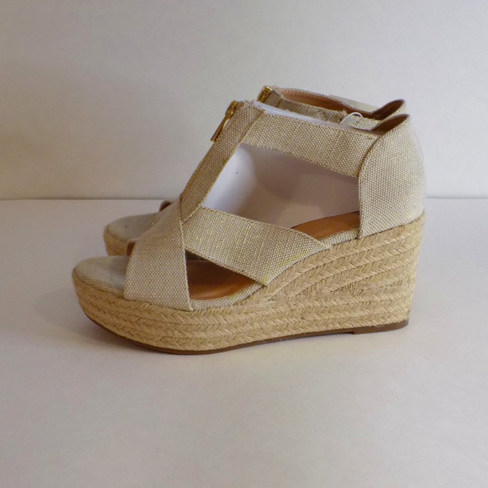 a new day Beige Espadrille Platform Wedge Sandals - Picture 1 of 4